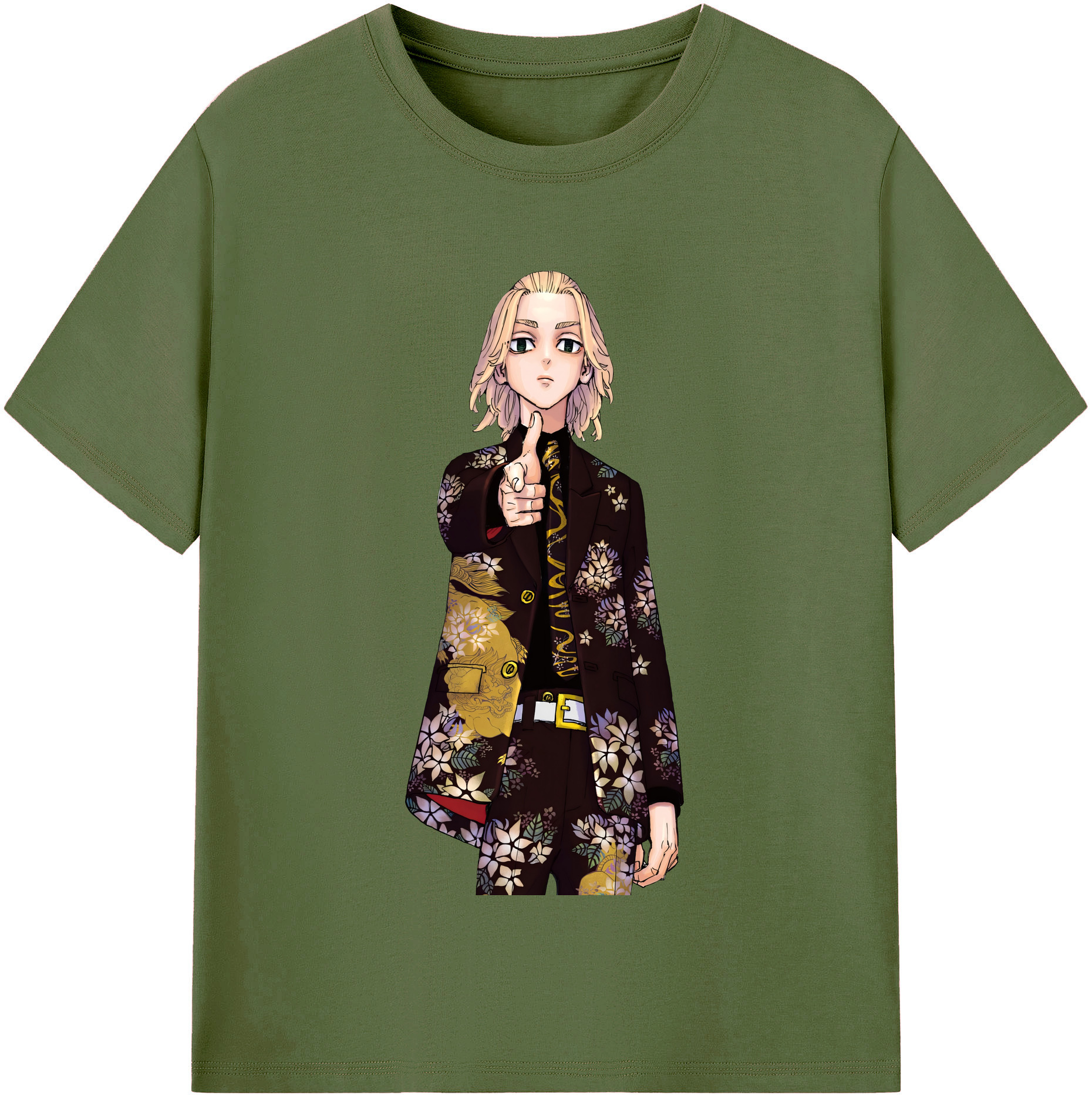 （画像用） 東京リベンジャーズ Tokyo Revengers 綿100％半袖Tシャツ（フロントプリント）